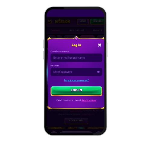 midarion Kasino anmeldung